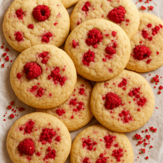 Himbeere Vanille Cookies
